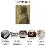 Profile of a Young Fiancee HD Canvas Print Home Decor Paintings Wall Art Pictures
