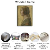 Profile of a Young Fiancee HD Canvas Print Home Decor Paintings Wall Art Pictures