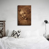 La Scapigliata The Lady with Dishevelled Hair HD Canvas Print Home Decor Paintings Wall Art Pictures