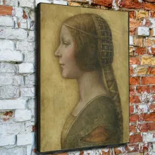 Profile of a Young Fiancee HD Canvas Print Home Decor Paintings Wall Art Pictures