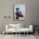 Three Studies for Portrait of Lucian Freud, 1966  HD Canvas Print Home Decor Paintings Wall Art Pictures