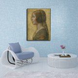 Profile of a Young Fiancee HD Canvas Print Home Decor Paintings Wall Art Pictures