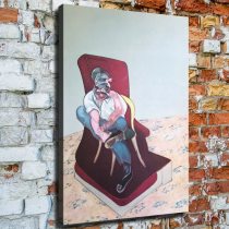Three Studies for Portrait of Lucian Freud, 1966 HD Canvas Print Home Decor Paintings Wall Art Pictures