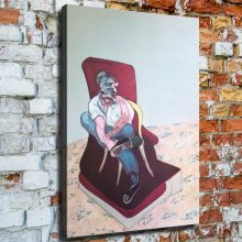 Three Studies for Portrait of Lucian Freud, 1966 HD Canvas Print Home Decor Paintings Wall Art Pictures