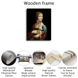 The Lady with an Ermine HD Canvas Print Home Decor Paintings Wall Art Pictures