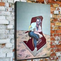 Francis Bacon, Three Studies for Portrait of Lucian Freud, 1966 HD Canvas Print Home Decor Paintings Wall Art Pictures