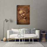 La Scapigliata The Lady with Dishevelled Hair HD Canvas Print Home Decor Paintings Wall Art Pictures
