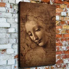 La Scapigliata The Lady with Dishevelled Hair HD Canvas Print Home Decor Paintings Wall Art Pictures