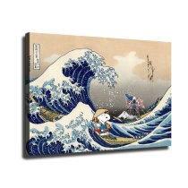 Waves Liberty Snoopy Art HD Canvas Print Home Decor Paintings Wall Art Pictures