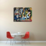 Women of Algiers, version “O” crop HD Canvas Print Home Decor Paintings Wall Art Pictures