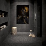 Gold body painting African Art HD Canvas Print Home Decor Paintings Wall Art Pictures