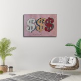 Dollar signs Art HD Canvas Print Home Decor Paintings Wall Art Pictures