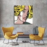 Frightened Girl HD Canvas Print Home Decor Paintings Wall Art Pictures