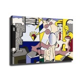 Figures with sunset HD Canvas Print Home Decor Paintings Wall Art Pictures