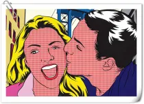 Couple Art HD Canvas Print Home Decor Paintings Wall Art Pictures