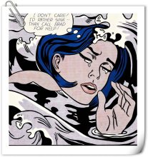 Drowning-girl HD Canvas Print Home Decor Paintings Wall Art Pictures