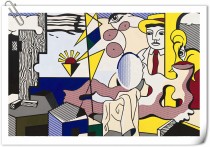 Figures with sunset HD Canvas Print Home Decor Paintings Wall Art Pictures