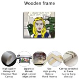 I know HD Canvas Print Home Decor Paintings Wall Art Pictures