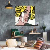 Frightened Girl HD Canvas Print Home Decor Paintings Wall Art Pictures