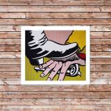 Foot and hand HD Canvas Print Home Decor Paintings Wall Art Pictures