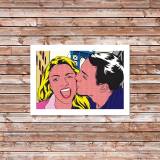 Couple Art HD Canvas Print Home Decor Paintings Wall Art Pictures