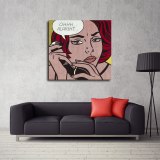Roy Lichtenstein Ohhhalright HD Canvas Print Home Decor Paintings Wall Art Pictures