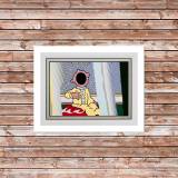 Reflection On The Scream HD Canvas Print Home Decor Paintings Wall Art Pictures