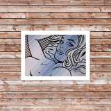 ROY LICHTENSTEIN  SEDUCTIVE GIRL ORIGINAL POSTERPRINT HD Canvas Print Home Decor Paintings Wall Art Pictures