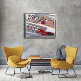 Reflection On Conversation HD Canvas Print Home Decor Paintings Wall Art Pictures