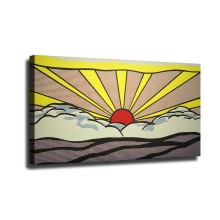 Roy Lichtenstein sunrise HD Canvas Print Home Decor Paintings Wall Art Pictures