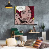 Roy Lichtenstein Ohhhalright HD Canvas Print Home Decor Paintings Wall Art Pictures
