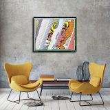 Reflections On Girl HD Canvas Print Home Decor Paintings Wall Art Pictures