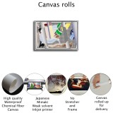 Reflection On Brushstroke HD Canvas Print Home Decor Paintings Wall Art Pictures