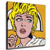 Roy Lichtenstein nurse HD Canvas Print Home Decor Paintings Wall Art Pictures