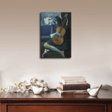 The Old Guitarist  by Pablo Picasso Art HD Canvas Print Home Decor Paintings Wall Art Pictures