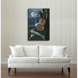 The Old Guitarist  by Pablo Picasso Art HD Canvas Print Home Decor Paintings Wall Art Pictures