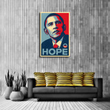 Obama Hope   2008 Dnc Campaign Poster Art HD Canvas Print Home Decor Paintings Wall Art Pictures