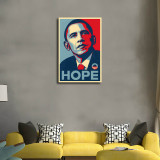 Obama Hope   2008 Dnc Campaign Poster Art HD Canvas Print Home Decor Paintings Wall Art Pictures