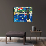 Kerry James Marshall Art HD Canvas Print Home Decor Paintings Wall Art Pictures