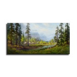 Gerald Harvey Jones | Among the Silence of Canyon Echos(1980) Art HD Canvas Print Home Decor Paintings Wall Art Pictures