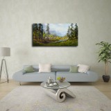 Gerald Harvey Jones | Among the Silence of Canyon Echos(1980) Art HD Canvas Print Home Decor Paintings Wall Art Pictures