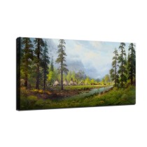 Gerald Harvey Jones | Among the Silence of Canyon Echos(1980) Art HD Canvas Print Home Decor Paintings Wall Art Pictures