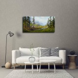 Gerald Harvey Jones | Among the Silence of Canyon Echos(1980) Art HD Canvas Print Home Decor Paintings Wall Art Pictures