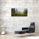 Gerald Harvey Jones | Among the Silence of Canyon Echos(1980) Art HD Canvas Print Home Decor Paintings Wall Art Pictures