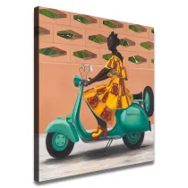 The black women painting Art HD Canvas Print Home Decor Paintings Wall Art Pictures