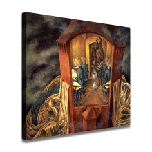 The high tower women painting HD Canvas Print Home Decor Paintings Wall Art Pictures