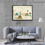 Butterfly Art HD Canvas Print Home Decor Paintings Wall Art Pictures