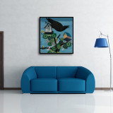 The black bird HD Canvas Print Home Decor Paintings Wall Art Pictures