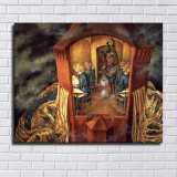 The high tower women painting HD Canvas Print Home Decor Paintings Wall Art Pictures