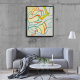 Line artArt HD Canvas Print Home Decor Paintings Wall Art Pictures